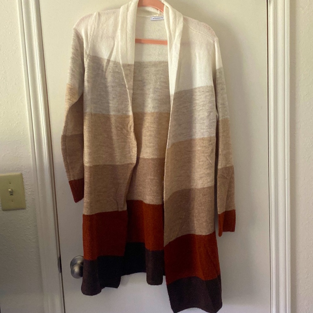 Open Cardigan Long Sweater